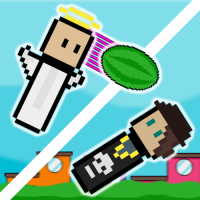 Fruit Volley Two Player Sports Game