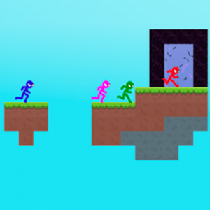 Stickman Team Parkour Race