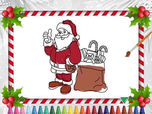 Festive Holiday Coloring Puzzle