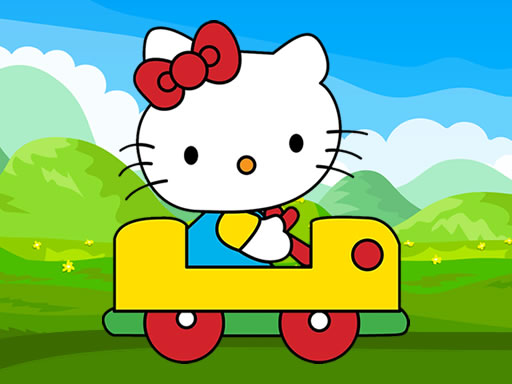 Hello Kitty Car Jigsaw Puzzle