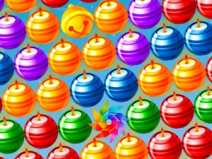 Winter Bubbles Puzzle Game
