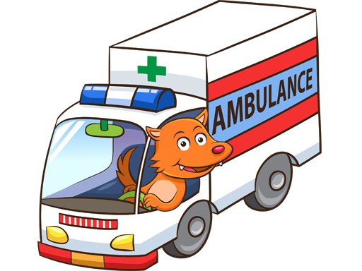 Cheerful Rescue Vehicle Puzzle