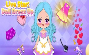 Live Star Doll Dress Up Game