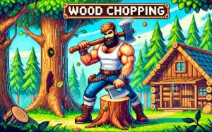Wood Chopping - Lumberjack Tree Chopper Game