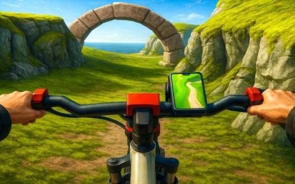 Mountain Downhill Bike Racing